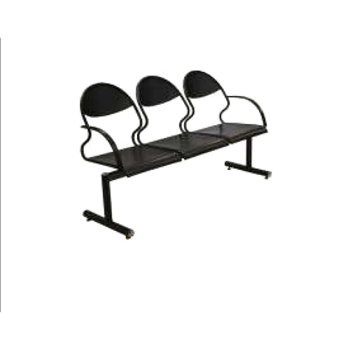 Hhc-061 3 Seater Chair Iron - Color: Black
