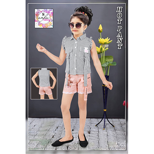 Girls Shirt Style And Hot Pant Teddy Loko - Color: Multicolour