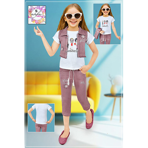 R F D Jeans Jacket And Tops Hot Pant - Age Group: 3 Years To 10Years