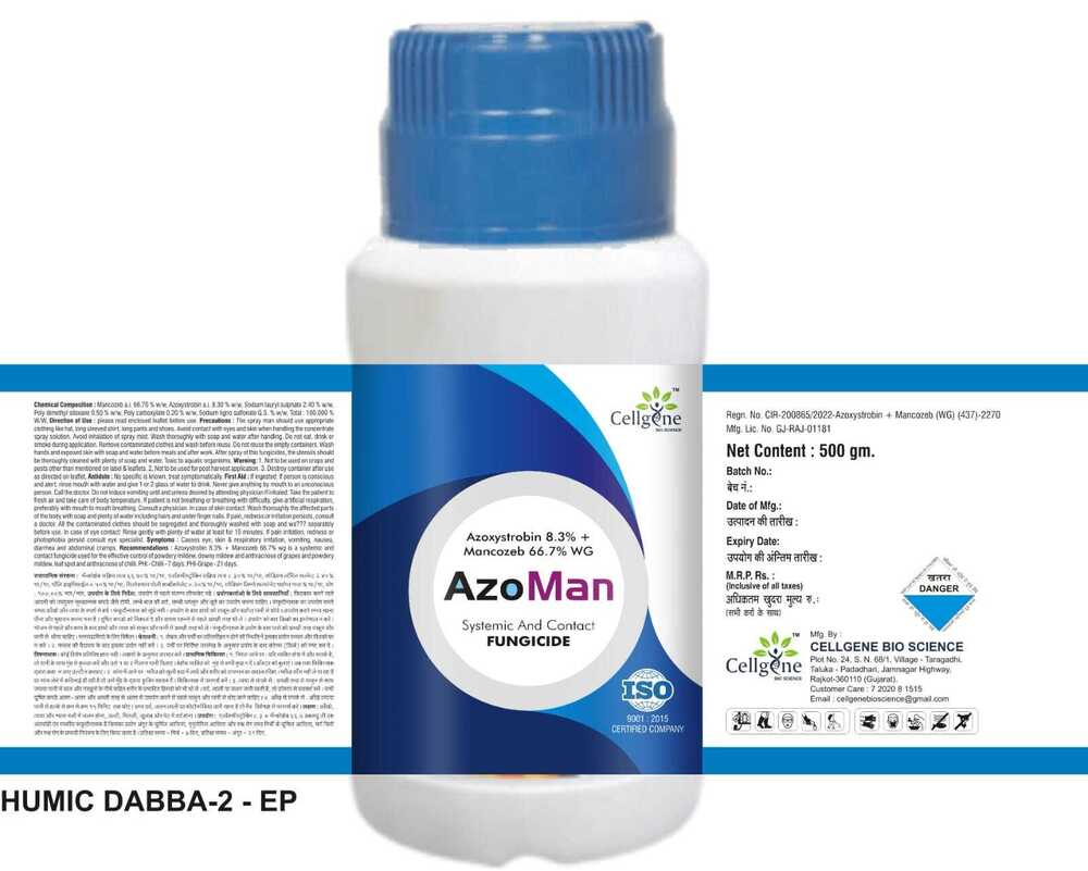 AZOMAN Azoxystrobin 8.3% + Mancozeb 66.7% WG