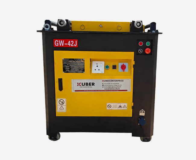 Tmt Bar Bending Machine - Color: Yellow And Black