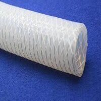 Silicone Polyester Braiding with SS Helical Wire Reinforced  Hose