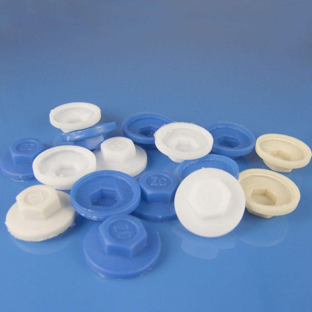 Hex SDS Screw PVC Caps