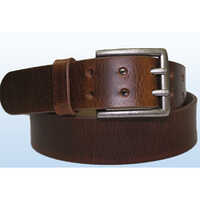 Tan Leather Belt - Buckle Material: Steel