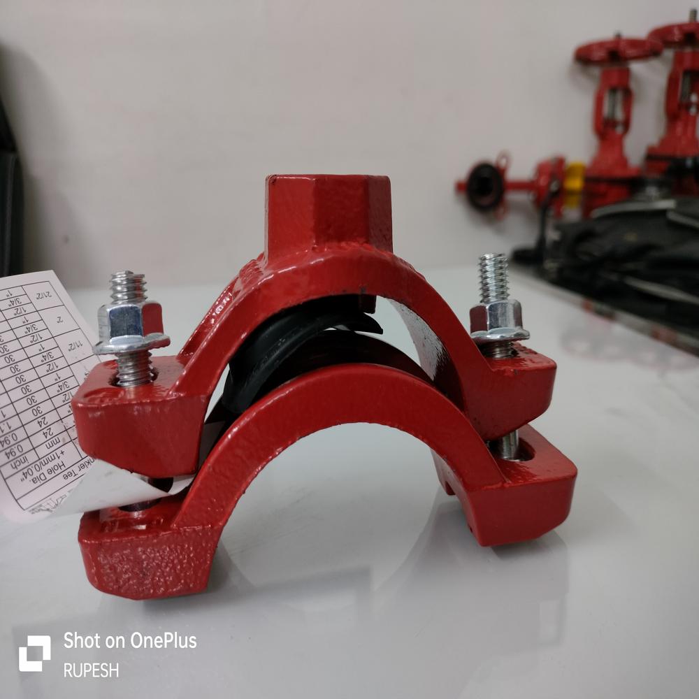 L922 Saddle-let (Small Mechanical Tee) - Color: Red