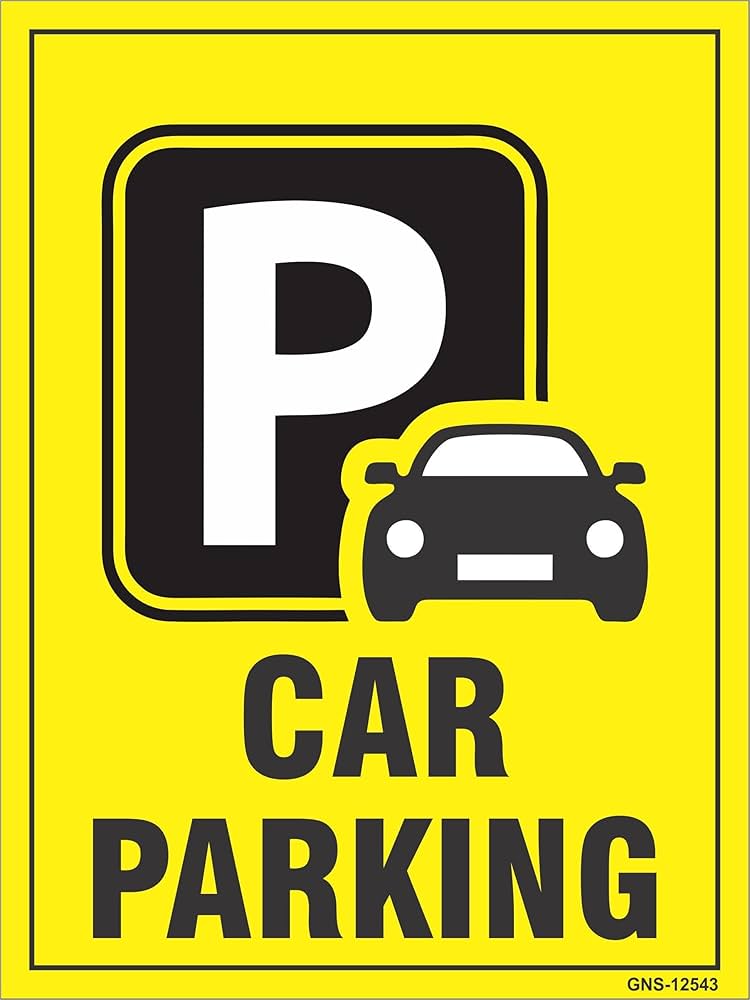Car Parking Sticker
