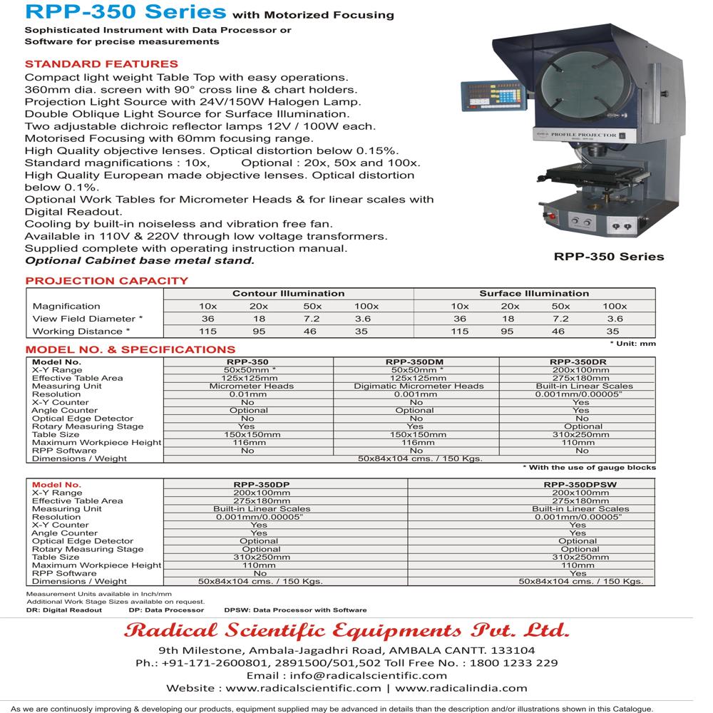 Profile Projector RPP-350
