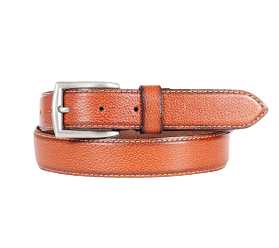 Chl-2074 Premium Leather Belts - Buckle Material: Steel