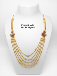 92% New Design Gold Peacock Mala