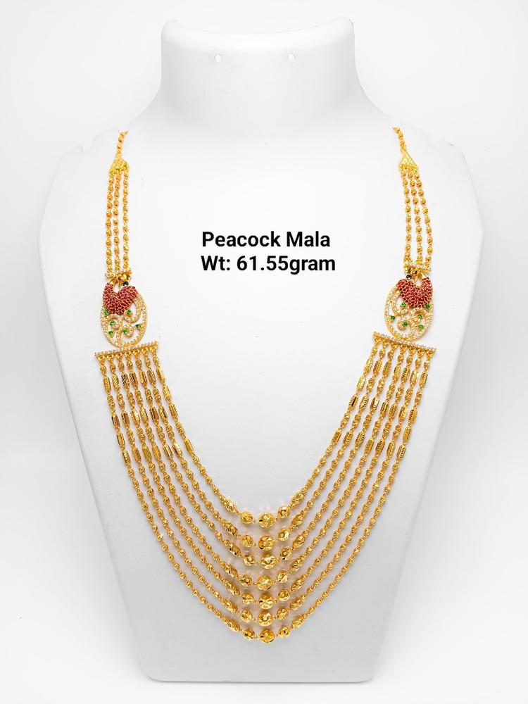92% New Design Gold Peacock Mala