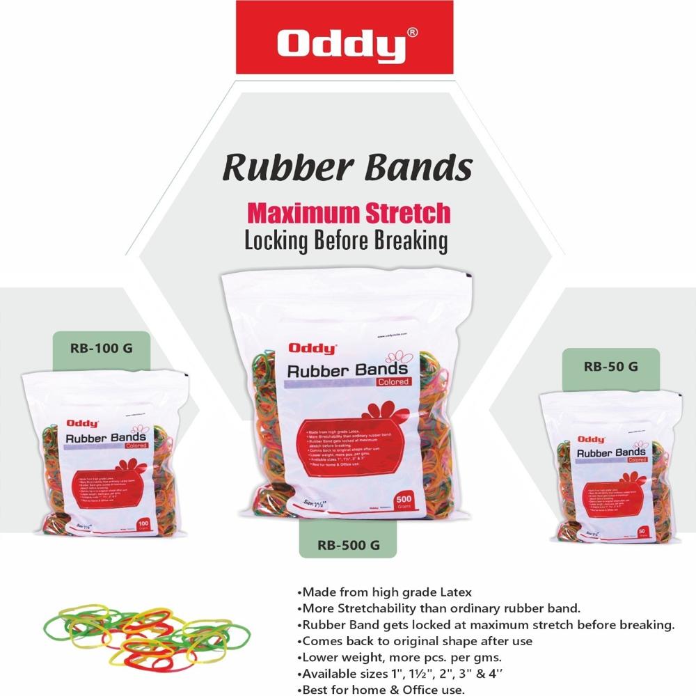 Oddy Rubber Bands - Shape: Round
