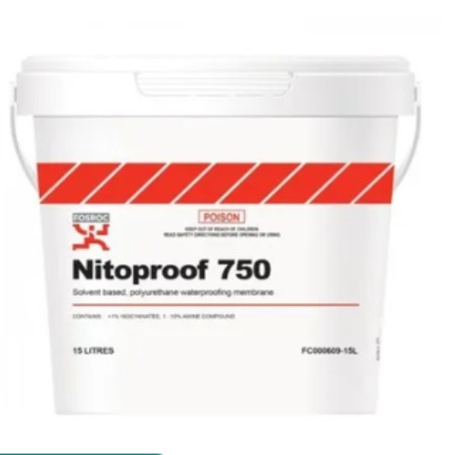 Nitoproof 750 Solvent Based Polyurethane Waterproofing Membrane - Color: Grey