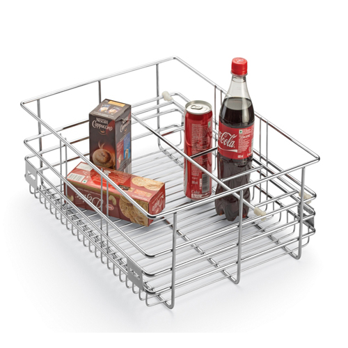 Bottle Basket - Material: Metal
