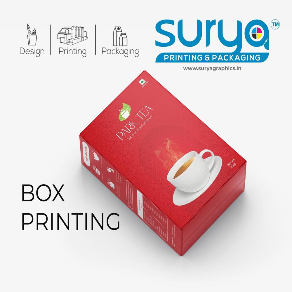 Tea Packaging Box Printing Service