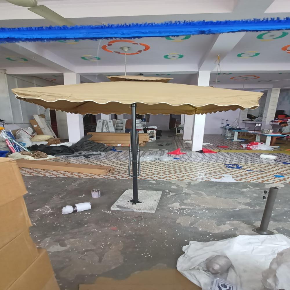 Side Pole Squre Garden Umbrella