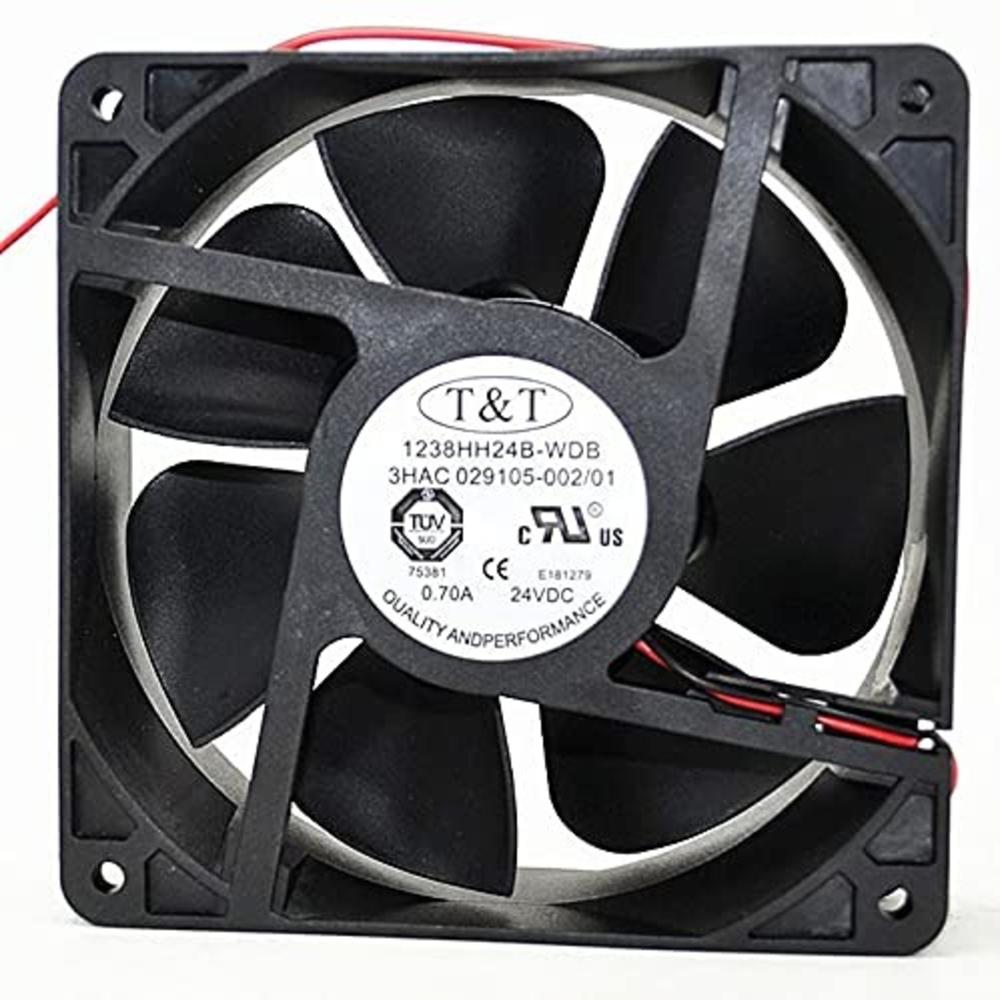 1238HH24B-WDB 3HAC 029105-002/01 24V DC 0.70A 12CM 12038mm PLASTIC Industrial Axial Cooling Fan