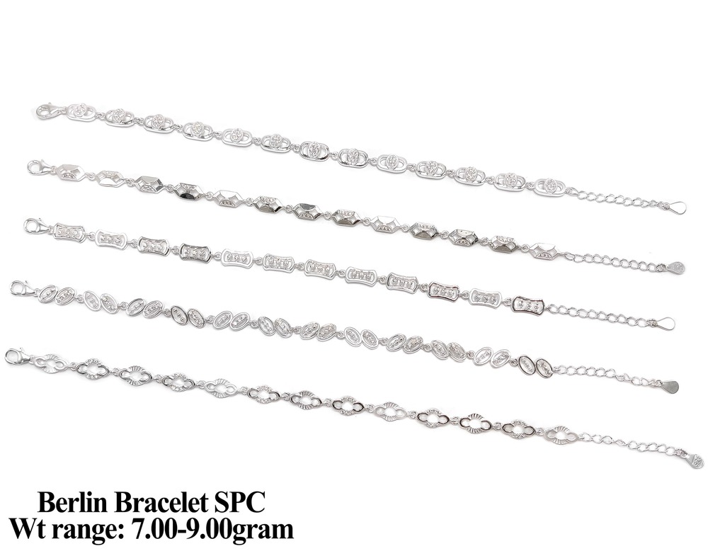 92.5 New Design Silver Berling Bracelet SPC