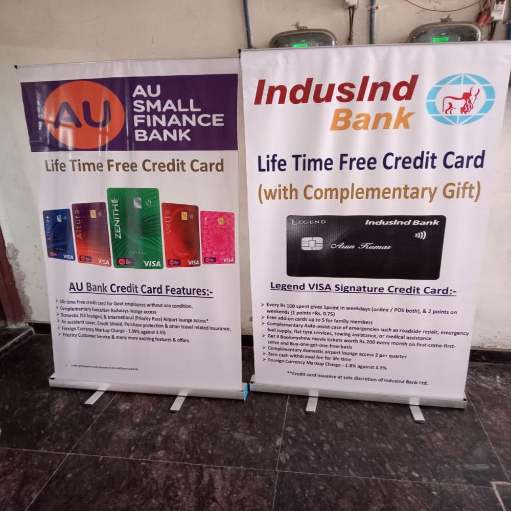 Roll Up Standee - Capacity: 1 Pcs/hr