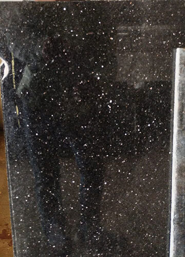 Black Galaxy Granite Slab