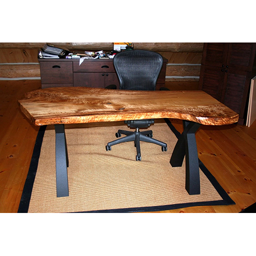 Natural Slab Office Desk
