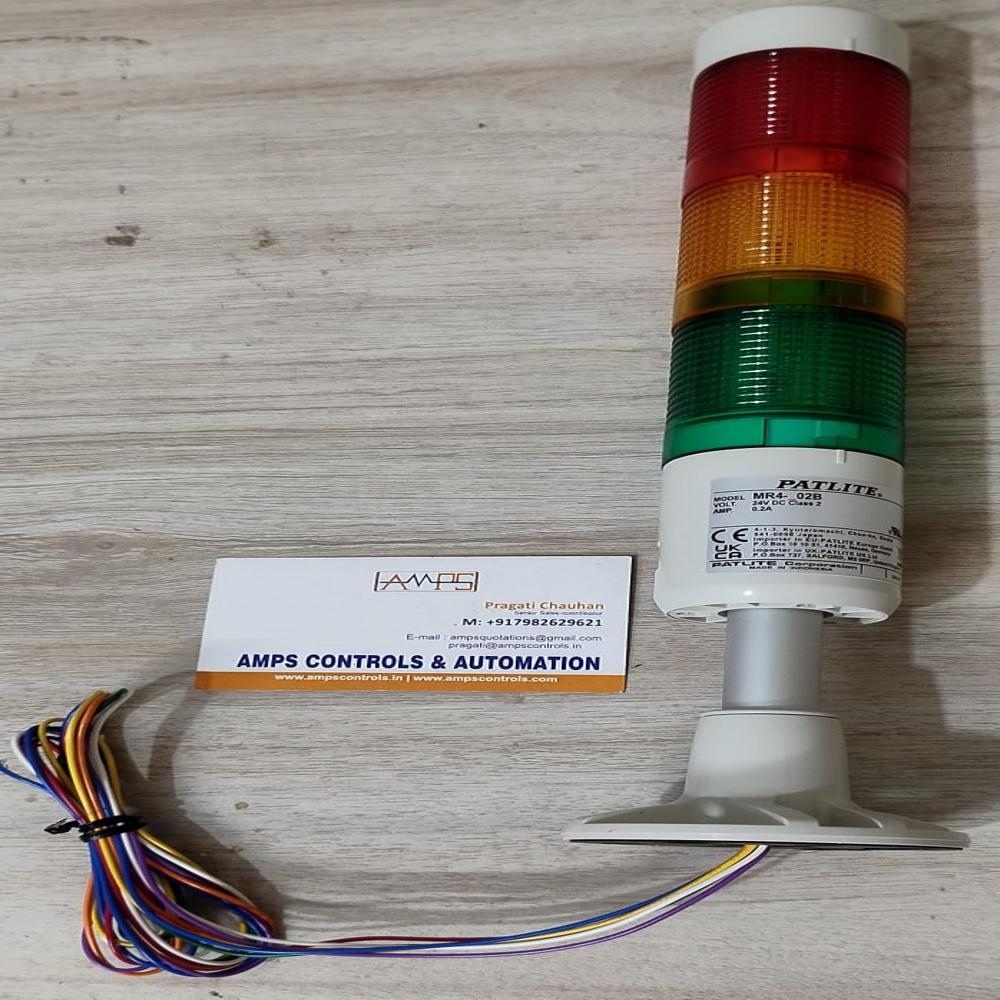 Patlite Mr4-302B-Ryg Tower Light - Dimension (L*W*H): 57 Inch (In)