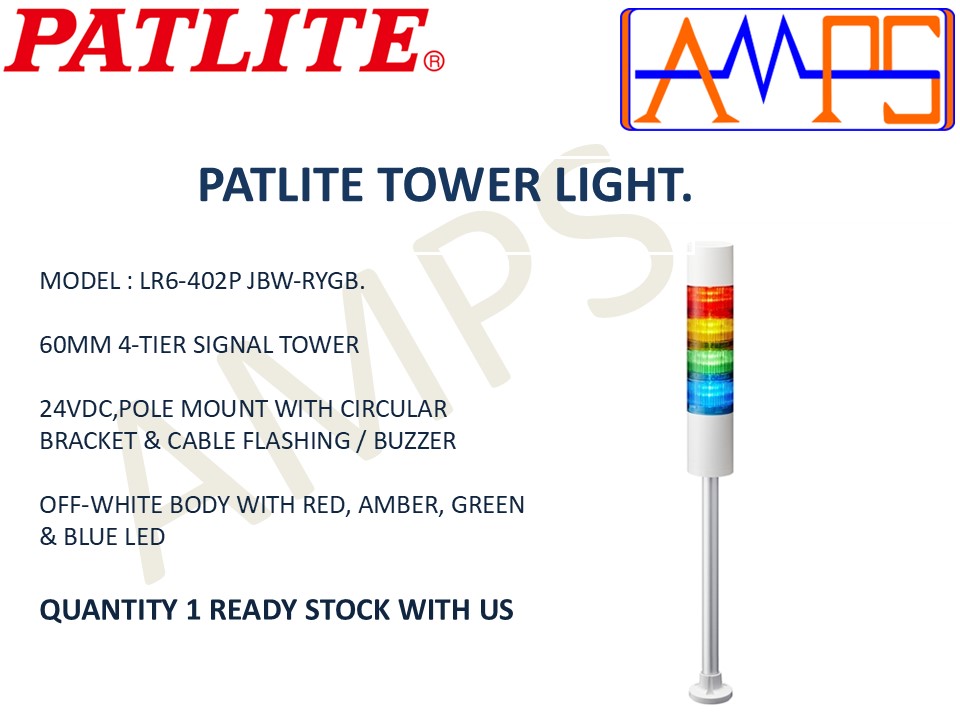 PATLITE MR4-302B-RYG Tower Light