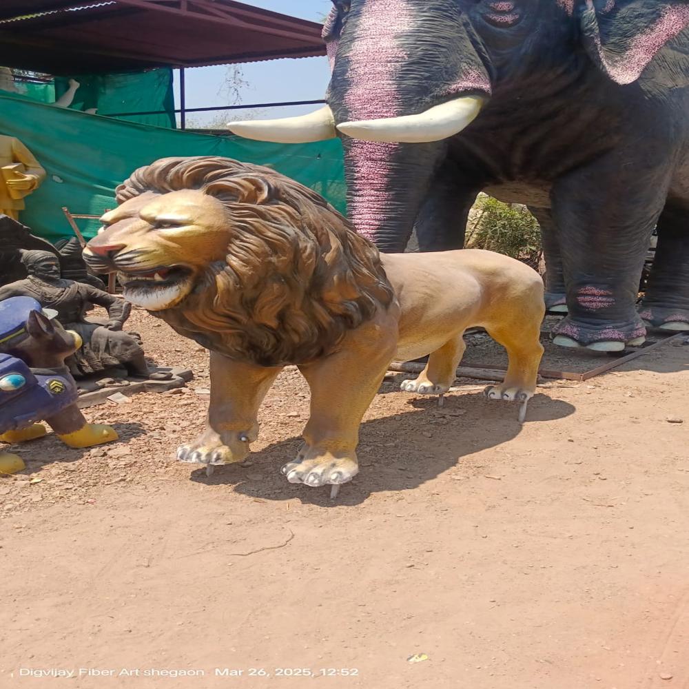 Fiberglass Tiger Statue - Color: 3*5*1.5