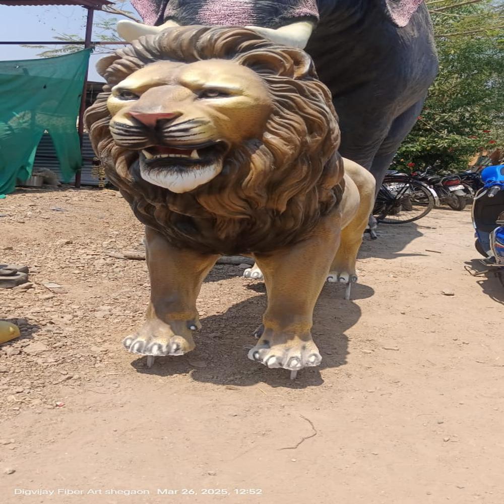 Fiberglass Tiger Statue - Color: 3*5*1.5