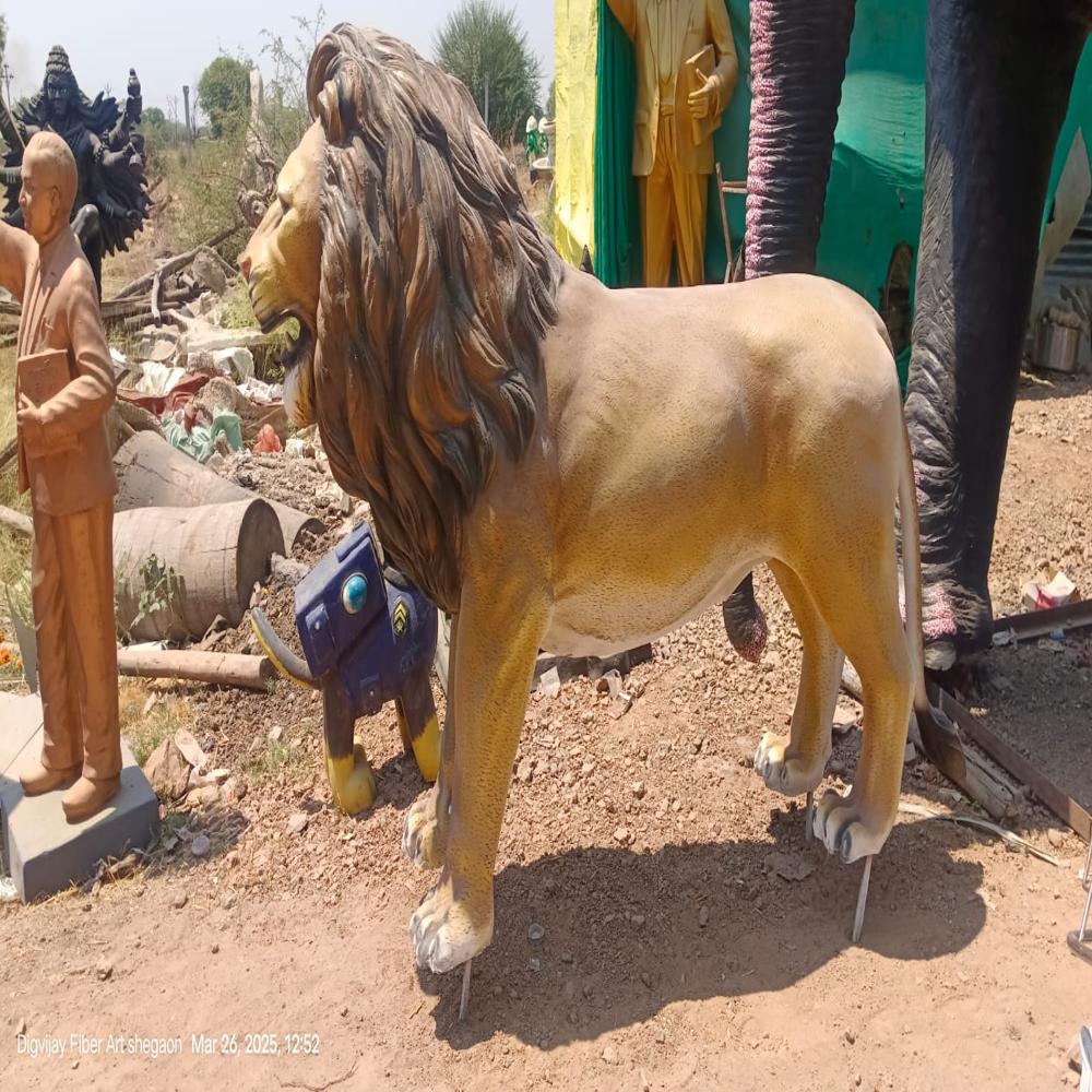 Fiberglass Tiger Statue - Color: 3*5*1.5
