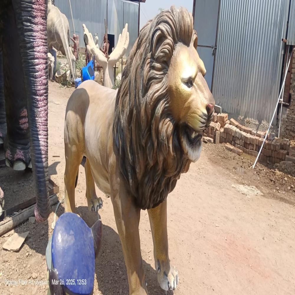 Fiberglass Tiger Statue - Color: 3*5*1.5