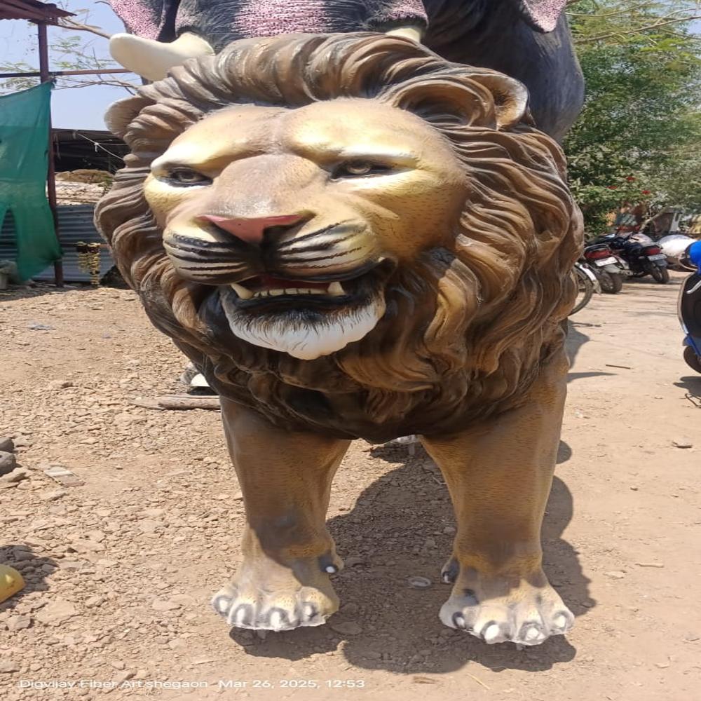 Fiberglass Tiger Statue - Color: 3*5*1.5
