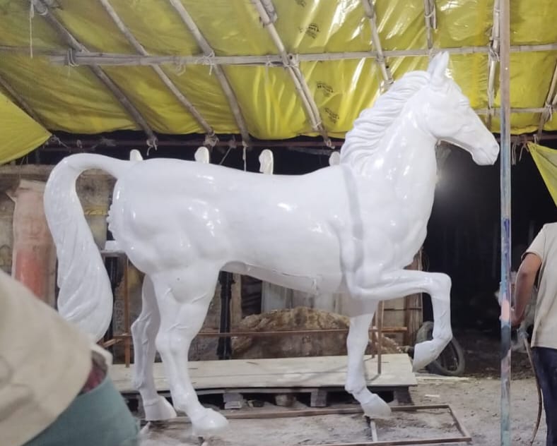Fiber Horse Statue
