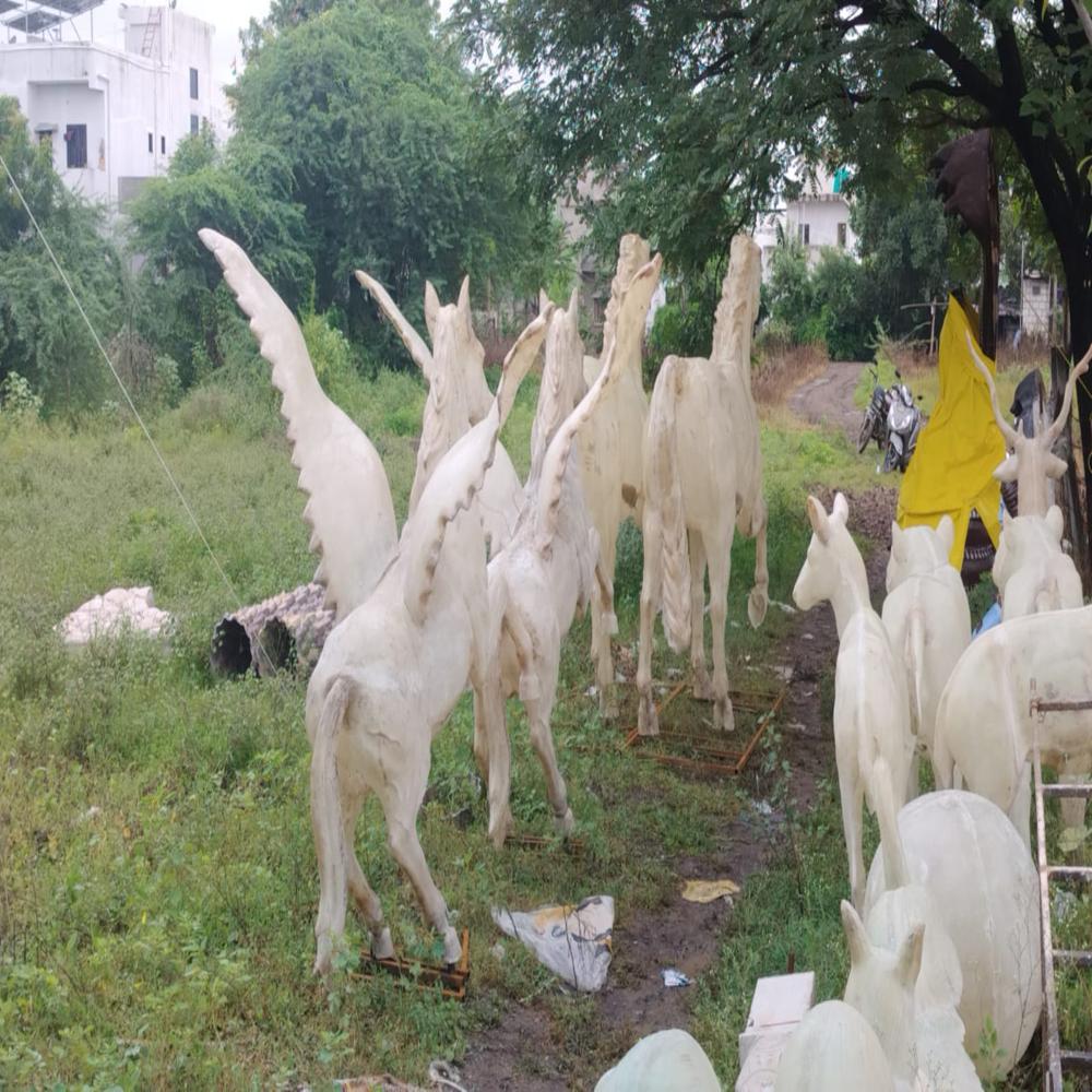 Fiber Horse Statue