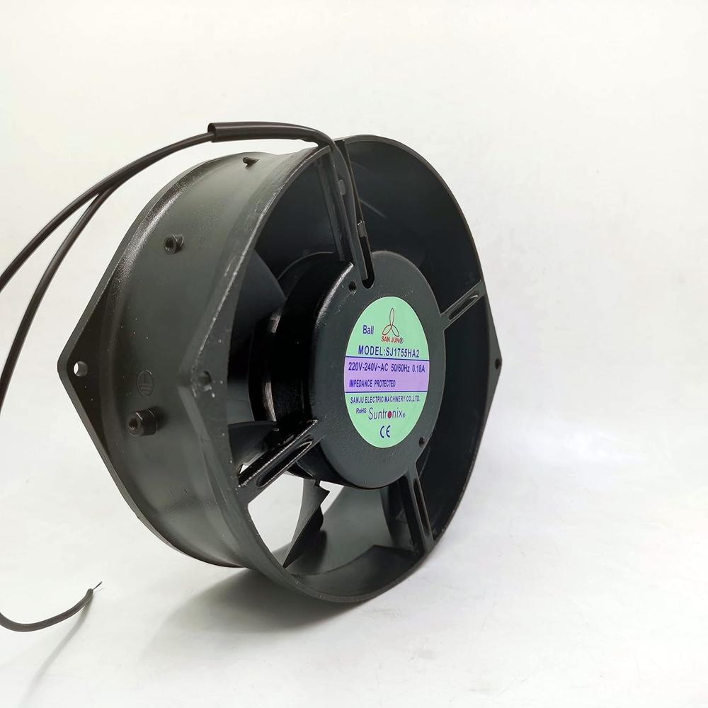 SUNTRONIX SJ1755HA2 220-240V AC 0.18A 50/60HZ 17255mm Industrial METAL Axial Cooling Fan