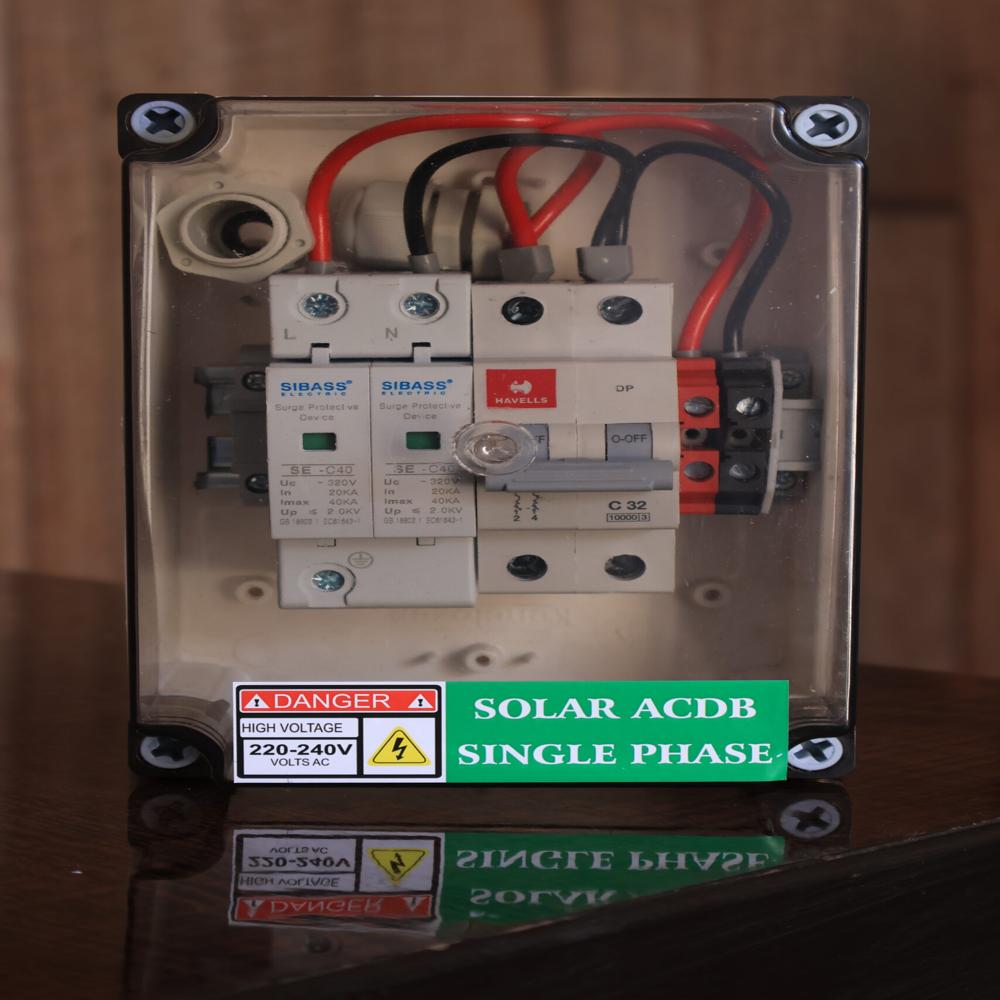 1PH Solar ACDB DCDB Combo Box