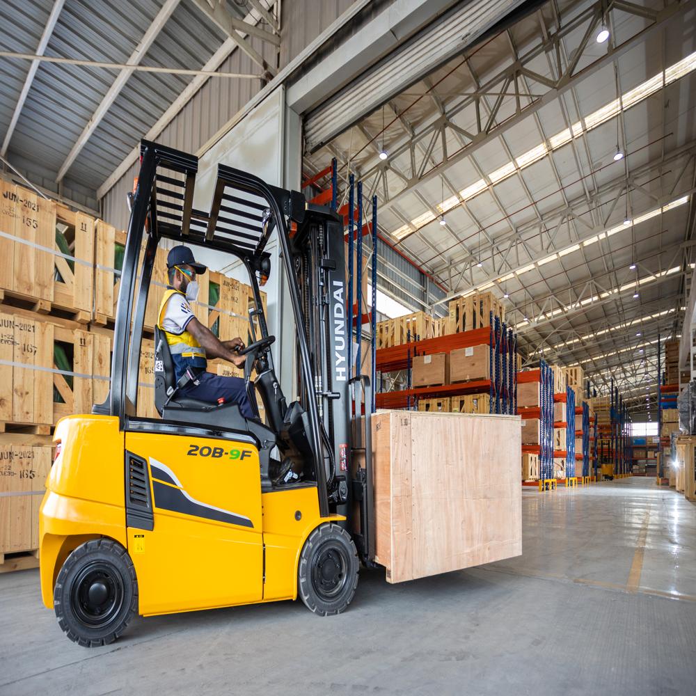 Used Battery Forklift On Rental