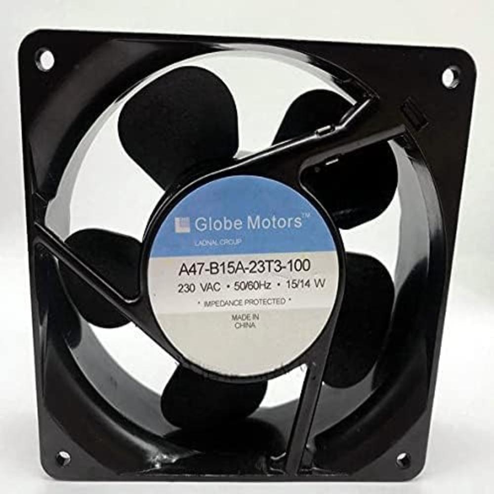 GLOBE MOTORS A47-B15A-23T3-100 230V 15/14W 12038mm Industrial METAL Axial Cooling Fan