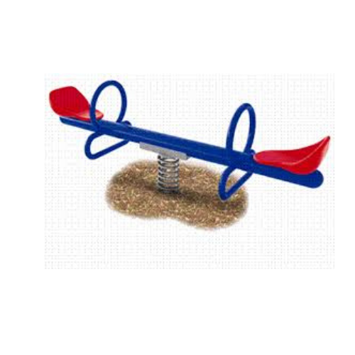 two seated see-saw