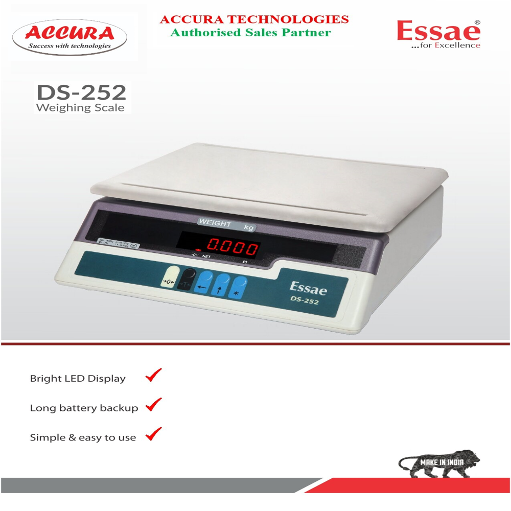 Digital Weighing Scale - Accuracy: 1 Gm