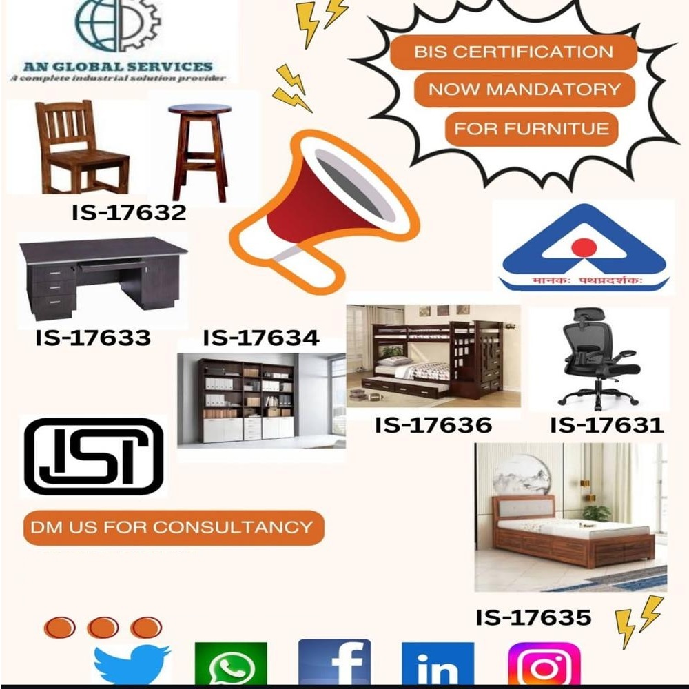 ISI mark Certification for Furniture