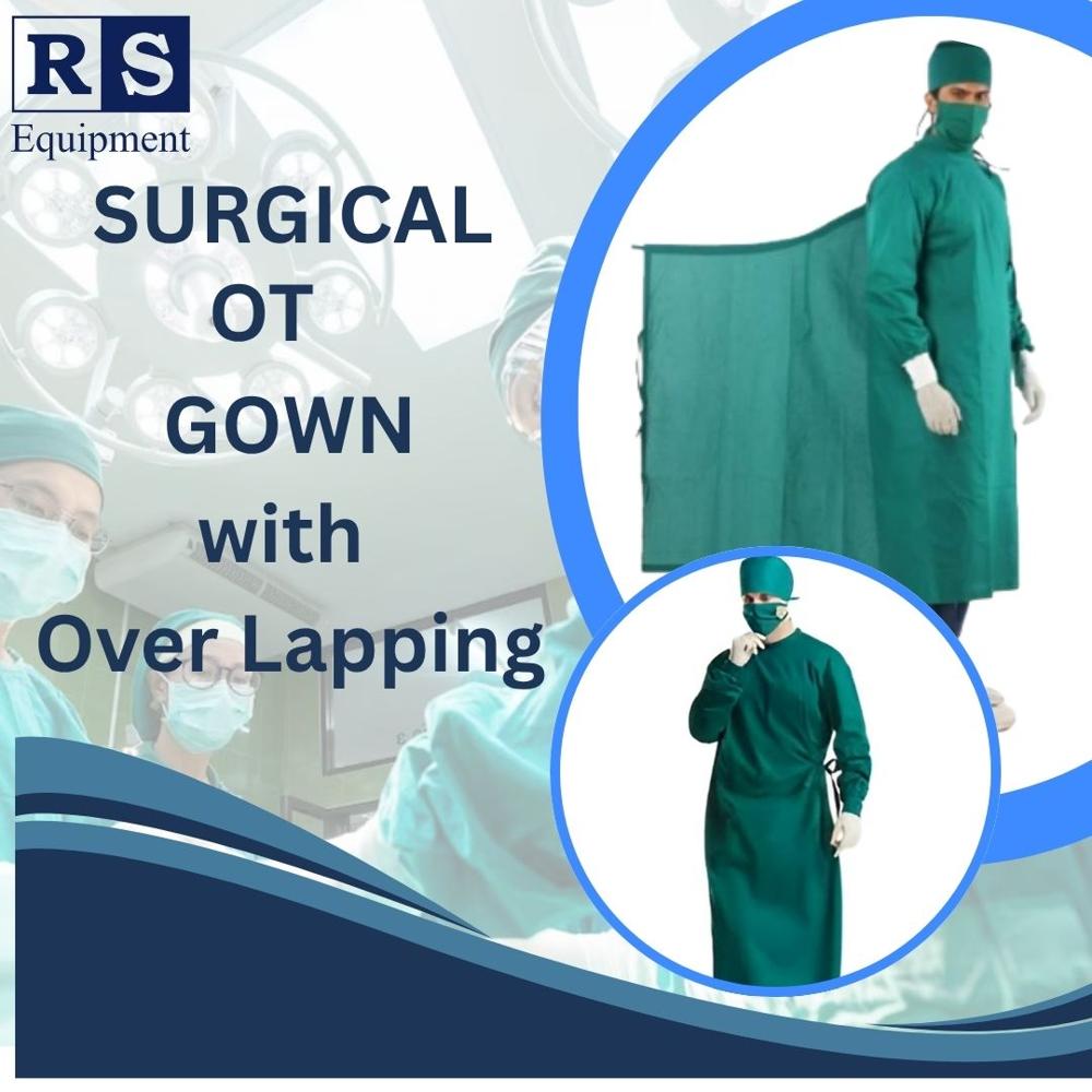 Surgical OT Gown With Overlapping