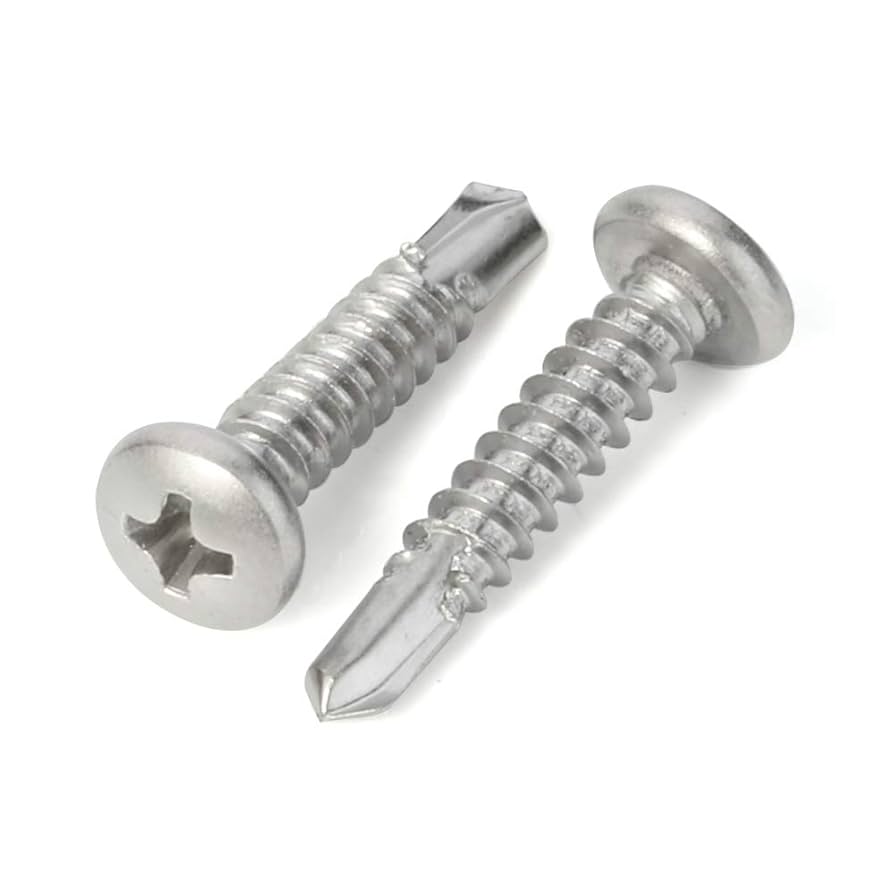 Pan Phillips Head Self Drilling Screws Zinc & Xylan