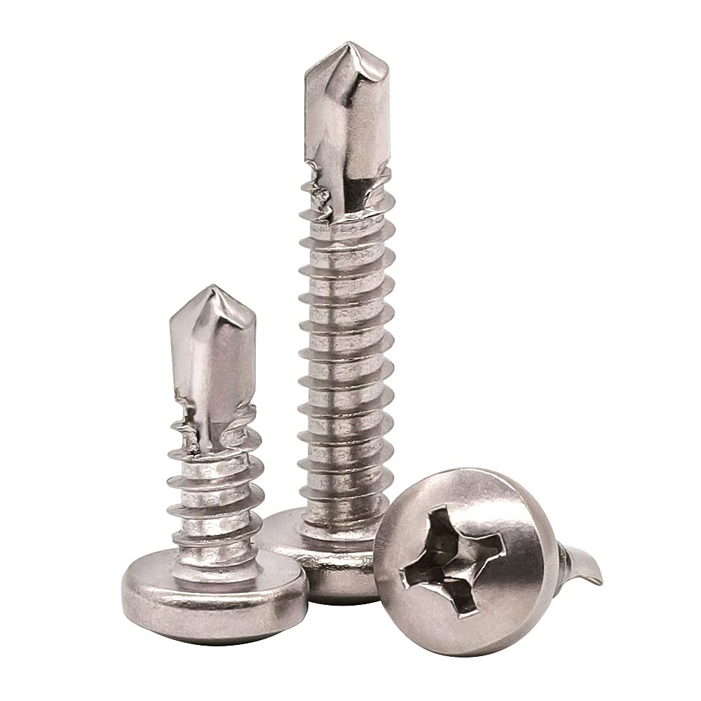 Pan Phillips Head Self Drilling Screws Zinc & Xylan