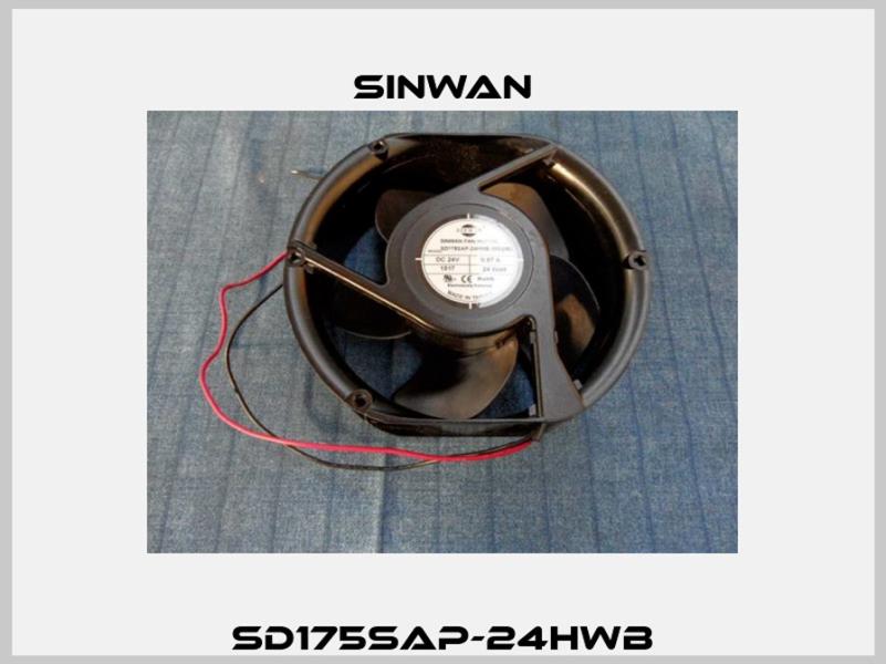 SINWAN SD175SAP-24HWB 24V DC 0.97A 24W 17251mm METAL Industrial Axial Cooling Fan