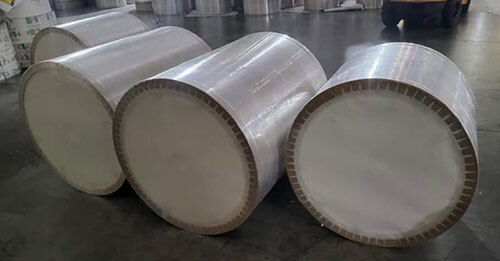 Plain White Glassy Paper Jumbo Rolls - Color: Various Available