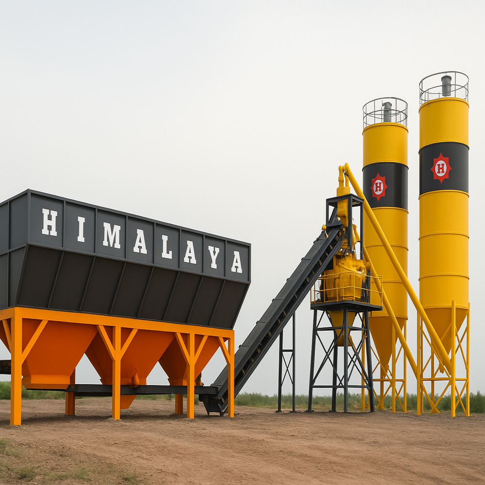 Sationary Concrete Batching Plant - Air Pressure: 6 8 Kgf/Cm2