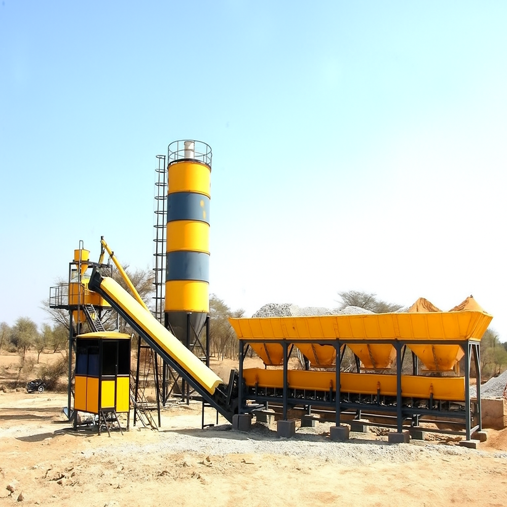 Sationary Concrete Batching Plant - Air Pressure: 6 8 Kgf/cm2