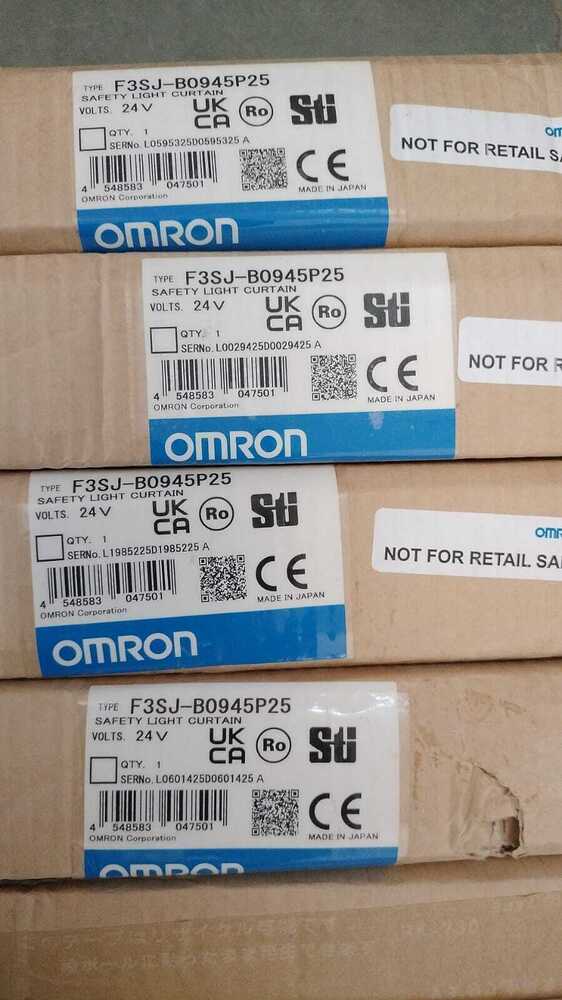 OMRON SAFETY LIGHT CURTAIN SENSOR, F3SJ-B0945P25