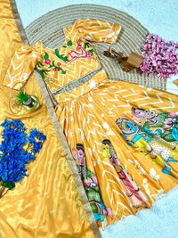 NEW DESIGNER NAVRATRI STYLE LAHENGA SET