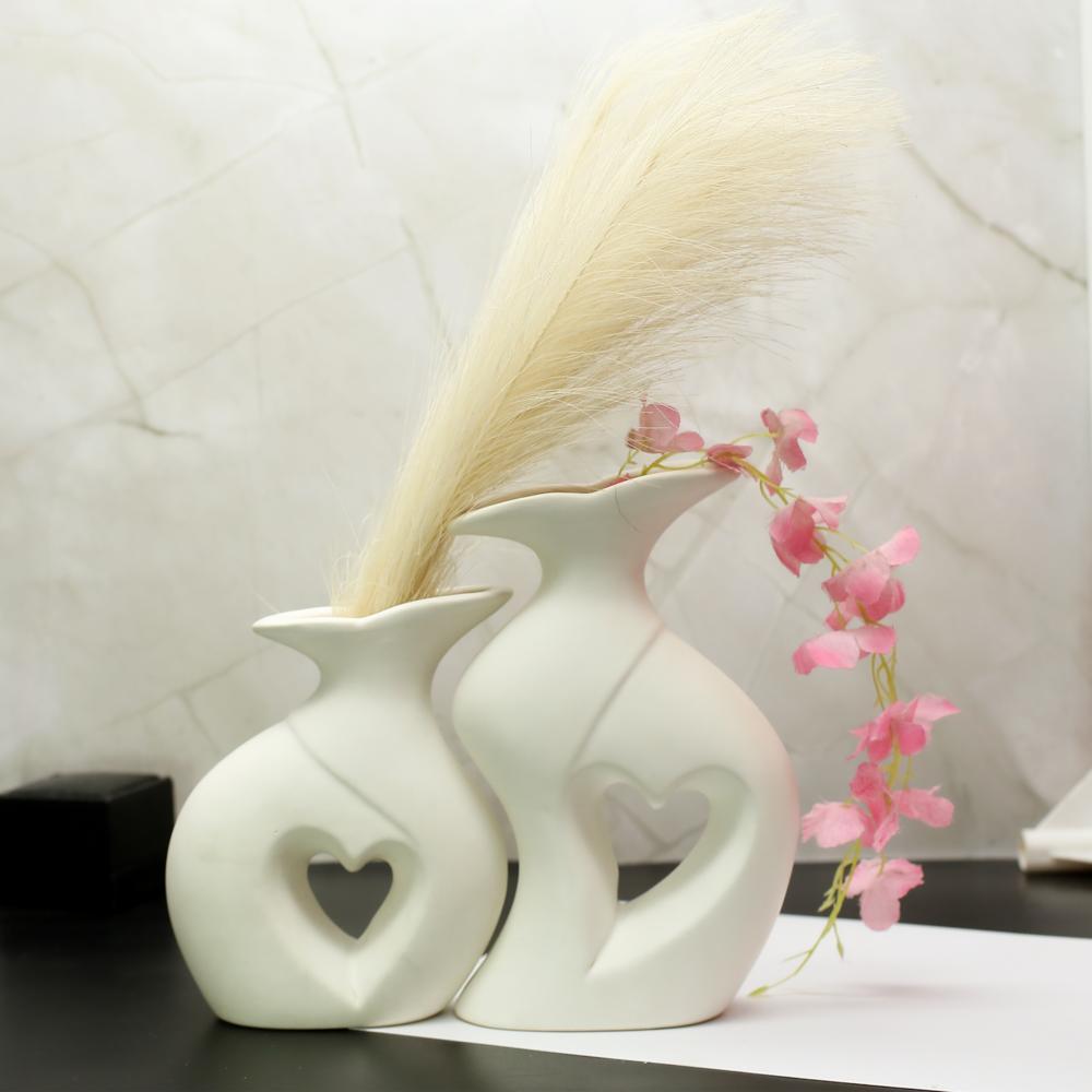 Ceramic Heart Flower Vase